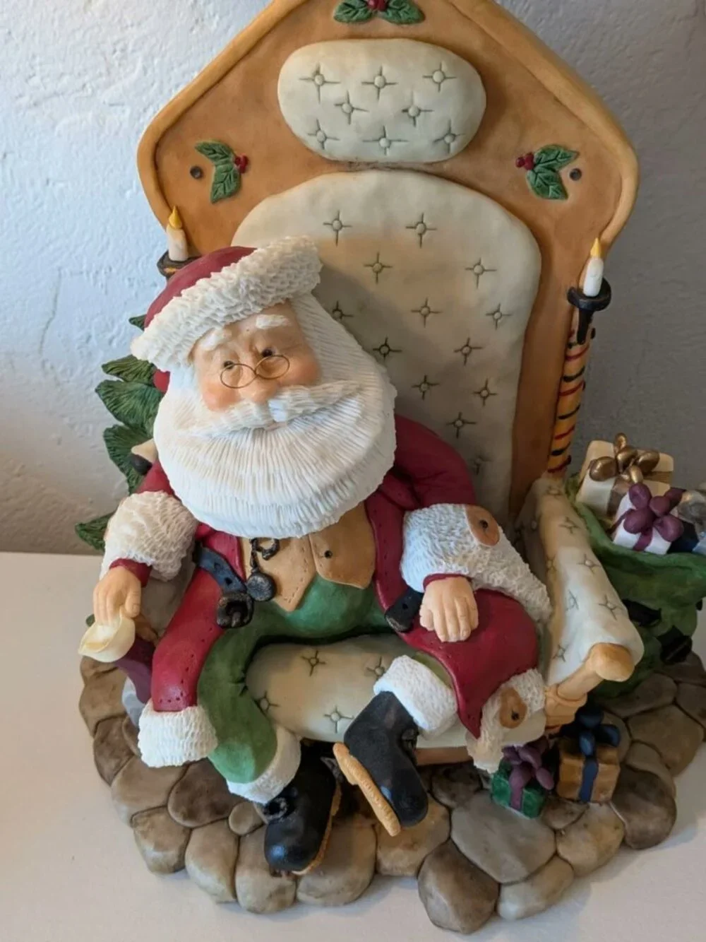 Reasons To Believe Dennis Brown Christmas Sculpture Santa Original  081/3500
